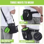 Pecute Large Dog Treat Pouch with Water Bottle Holder