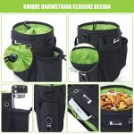 Pecute Large Dog Treat Pouch with Water Bottle Holder