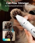 oneisall Cordless Cat Clippers with LCD Display