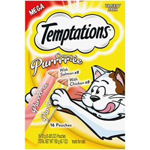 Temptations Squeezable Cat Treats Variety Pack