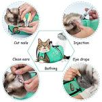 AWOOF Adjustable Grooming Bathing Bag for Cats