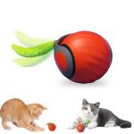Interactive Feather Tail Cat Toy for Indoor Fun