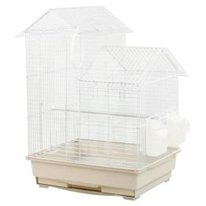 KCT Santiago Portable Bird Cage - Small White