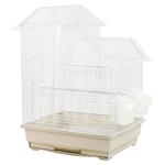 KCT Santiago Portable Bird Cage - Small White