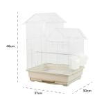 KCT Santiago Portable Bird Cage - Small White