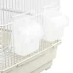 KCT Santiago Portable Bird Cage - Small White