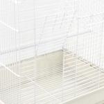 KCT Santiago Portable Bird Cage - Small White
