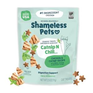 Digestive Health Chicken Cat Treats with Catnip