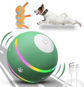Interactive Motion Dog Ball Toy - Green