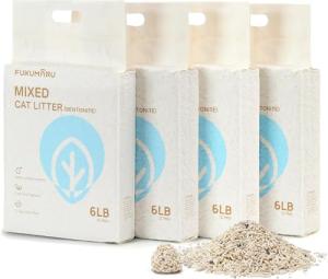 FUKUMARU Tofu Cat Litter, 10.8 kg Clumping