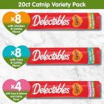 Delectables Catnip Lickable Treats Variety Pack