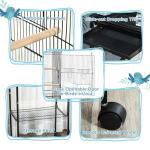 PawHut Bird Cage with Stand and Wheels