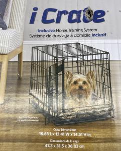 MidWest Homes Single Door Dog Crate, 18-Inch