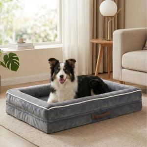 Large Orthopedic Dog Bed with Removable Cover
