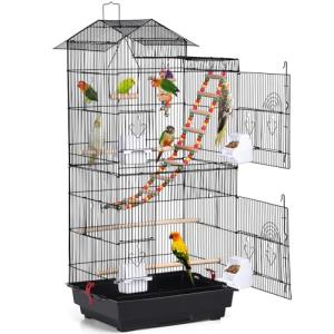 Large 39-inch Parrot Bird Cage with Toys