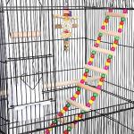 Large 39-inch Parrot Bird Cage with Toys