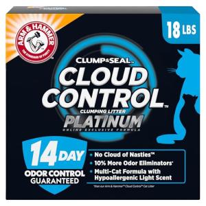 Arm & Hammer Cloud Control Cat Litter, 18 lbs