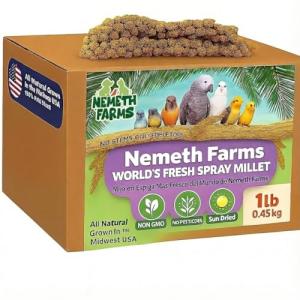 Fresh Sun-Dried Millet Treat for Pet Birds