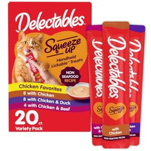 Delectables Lickable Cat Treats Variety Pack