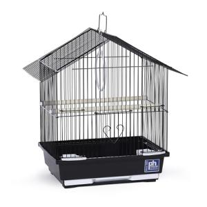 Parakeet Manor Bird Cage with Handle, Black