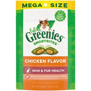 Greenies Smartbites Cat Treats, Chicken Flavor 4.6 oz