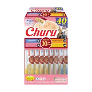 Inaba Churu Senior Cat Treats, Tuna & Chicken