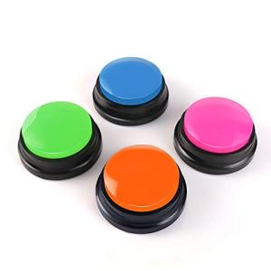 Talking Button Set for Pet Communication (4 Pack)