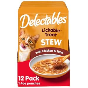 Hartz Delectables Stew Wet Cat Treats, Chicken & Tuna