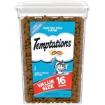 Temptations Tuna Flavor Cat Treats, 16 oz Tub