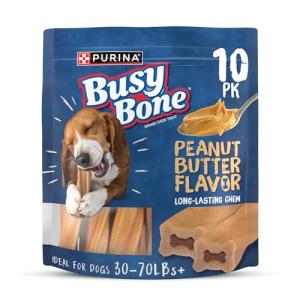 Purina Busy Bone Peanut Butter Dog Treats 10 ct