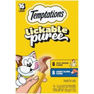 Temptations Squeezable Cat Treats Variety Pack