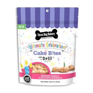 Three Dog Bakery Celebration Cake Bites for Dogs