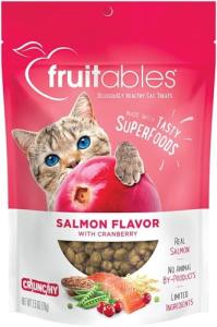 Fruitables Crunchy Cat Treats with Salmon & Cranberry