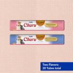 Inaba Salmon & Tuna Cat Treat Purée Variety