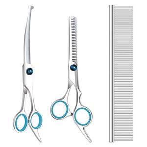 Dog Grooming Scissors Set with Safety Tips