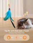 Interactive Feather and Mouse Cat Toys for Indoor Fun
