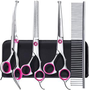 Gimars 5-in-1 Dog Grooming Scissors Kit