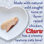 INABA Churu Grain-Free Lickable Cat Treats - Tuna & Salmon