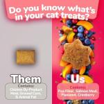 Fruitables Crunchy Cat Treats with Salmon & Cranberry
