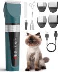 Quiet Cat Grooming Clippers with 5 Speeds