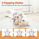 Flapping Bird Interactive Cat Toy with Chirp Sound