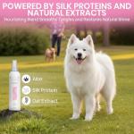 BioSilk Detangling Shine Spray for Dogs 8 Oz