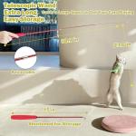 Interactive Cat Wand Toy with Feather Refills