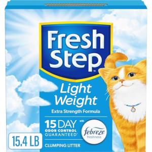 Lightweight Clumping Cat Litter with Febreze, 15.4 lb