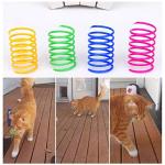 Andiker 12-Pack Colorful Cat Spiral Springs