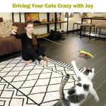 Interactive Cat Wand Toy with Feather Refills