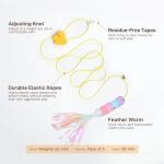 Potaroma 5-Pack Interactive Cat Feather Toys