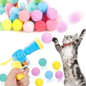 MeoHui Cat Ball Launcher Toy Set