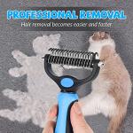 Undercoat Rake and Shedding Brush for Pets