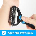 Undercoat Rake and Shedding Brush for Pets